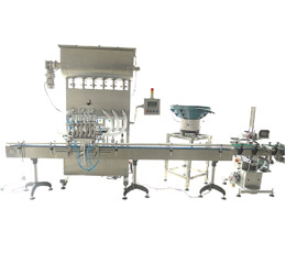 六頭顆粒醬料灌裝真空旋蓋生產(chǎn)線