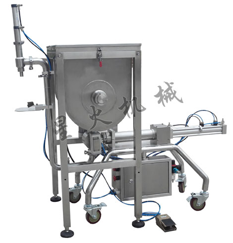 臥式攪拌醬狀灌裝機(jī)