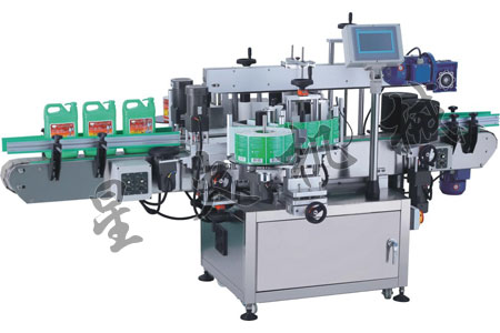 雙側(cè)面醬料瓶貼標(biāo)機(jī)